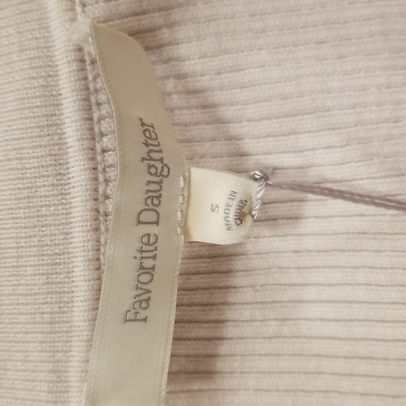 💕FAVORITE DAUGHTER💕 The Heartbreak Cardigan ~ Ivory Small S NWT - Picture 6 of 9